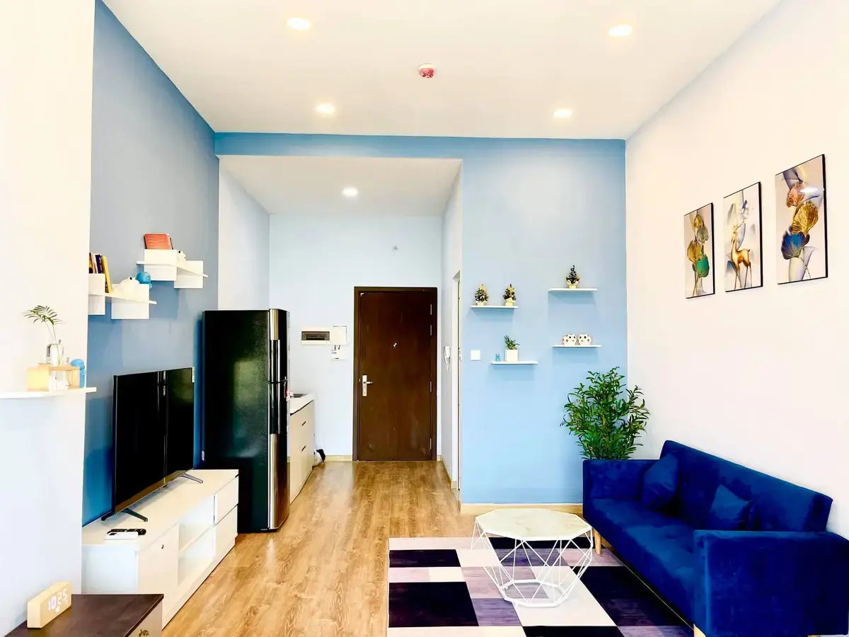 Cho thuê căn hộ Studio Full nội thất đẹp, nhà mới , view thoáng The Sun Avenue