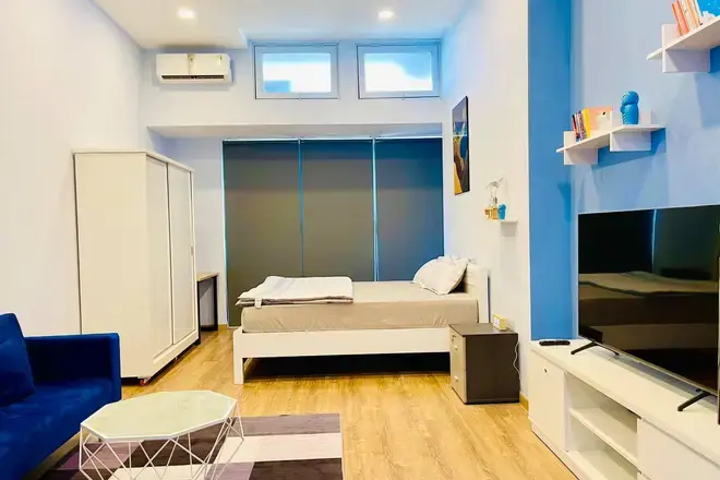Cho thuê căn hộ Studio Full nội thất đẹp, nhà mới , view thoáng The Sun Avenue