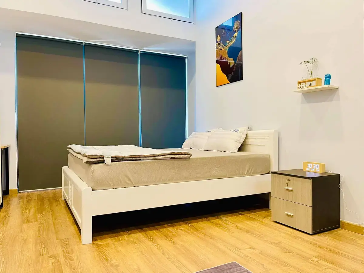 Cho thuê căn hộ Studio Full nội thất đẹp, nhà mới , view thoáng The Sun Avenue