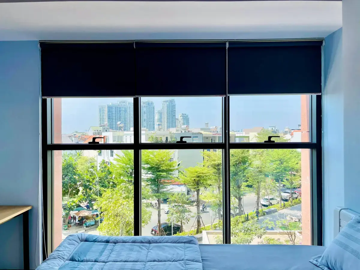 Cho thuê căn hộ Studio Full nội thất đẹp, nhà mới , view thoáng The Sun Avenue