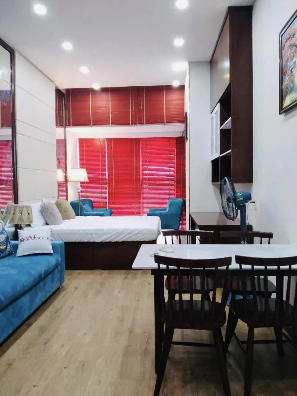 Cho thuê Căn hộ Studio Full nội thất đẹp nhà tone xẹt tone The Sun Avenue Quận 2