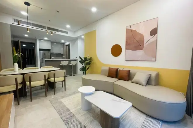 Cho thuê Căn Hộ 2PN Full nội thất mới, nhà đẹp The River Thủ Thiêm Quận 2