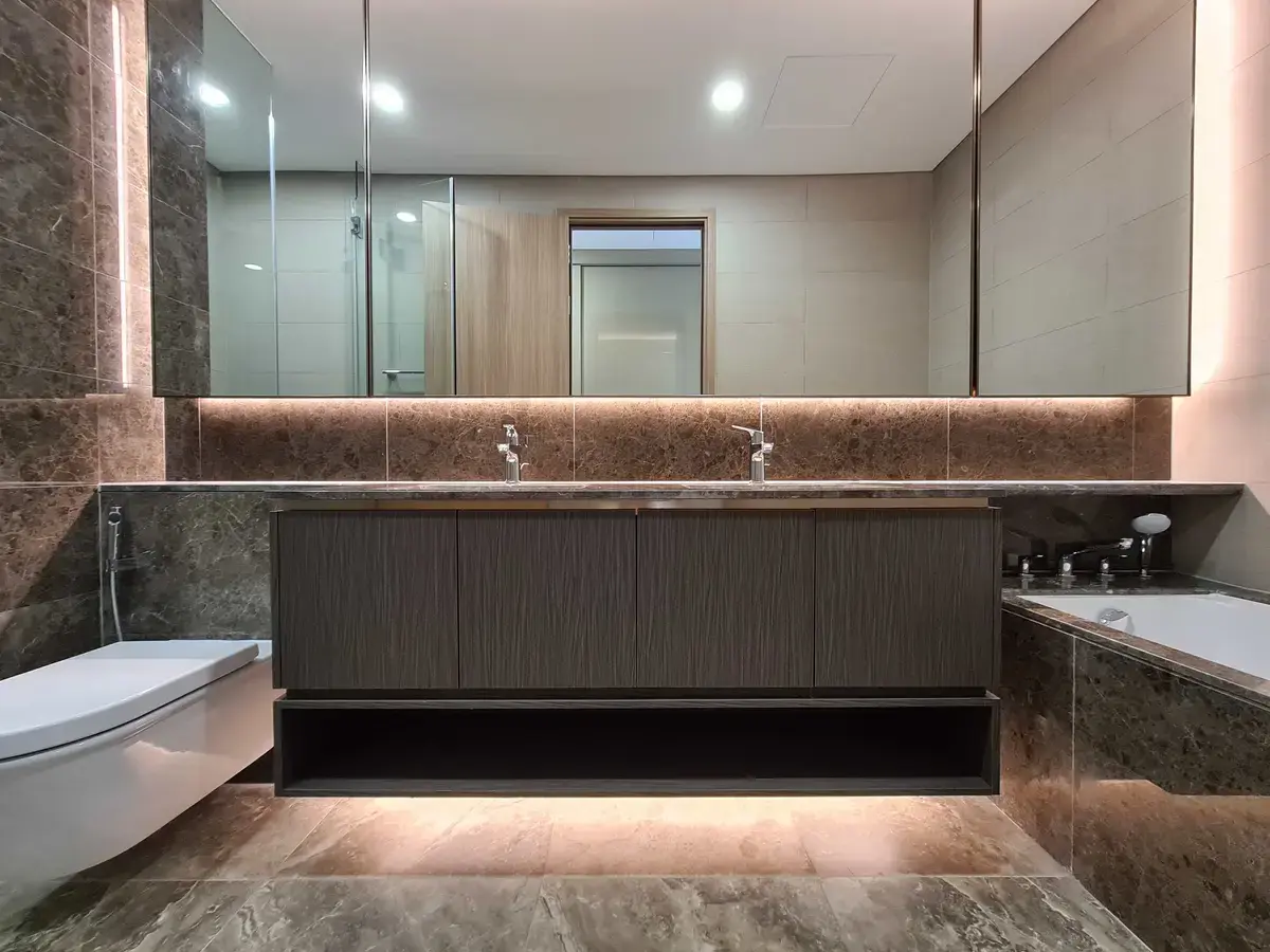 3PN cho thuê nội thất cơ bản The River Thủ Thiêm giá rẻ, nhà mới Quận 2