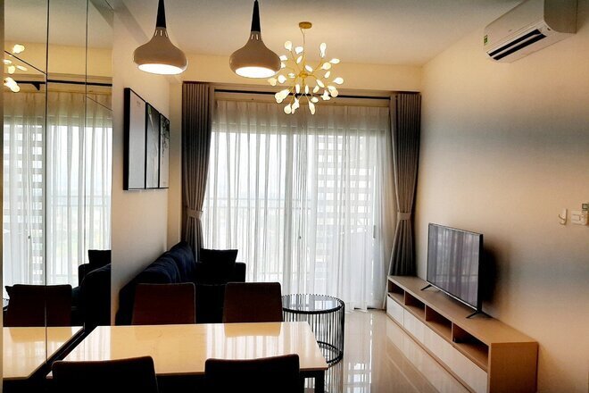 Cho thuê nhanh căn hộ 2PN Full nội thất đẹp The Sun Avenue Quận 2