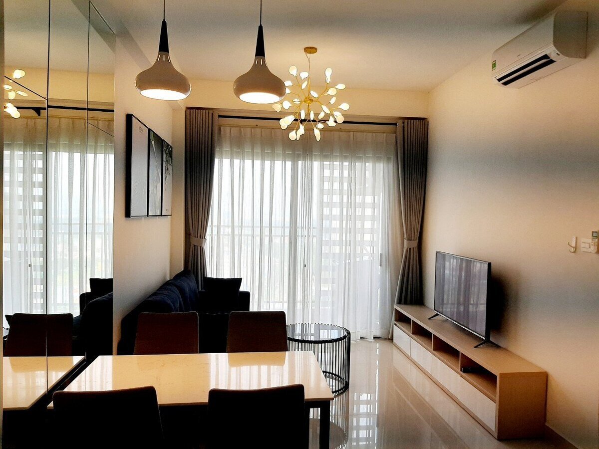 Cho thuê nhanh căn hộ 2PN Full nội thất đẹp The Sun Avenue Quận 2