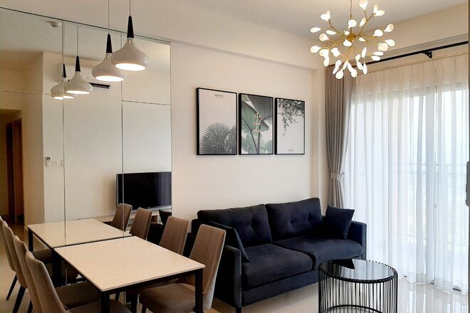 Cho thuê nhanh căn hộ 2PN Full nội thất đẹp The Sun Avenue Quận 2