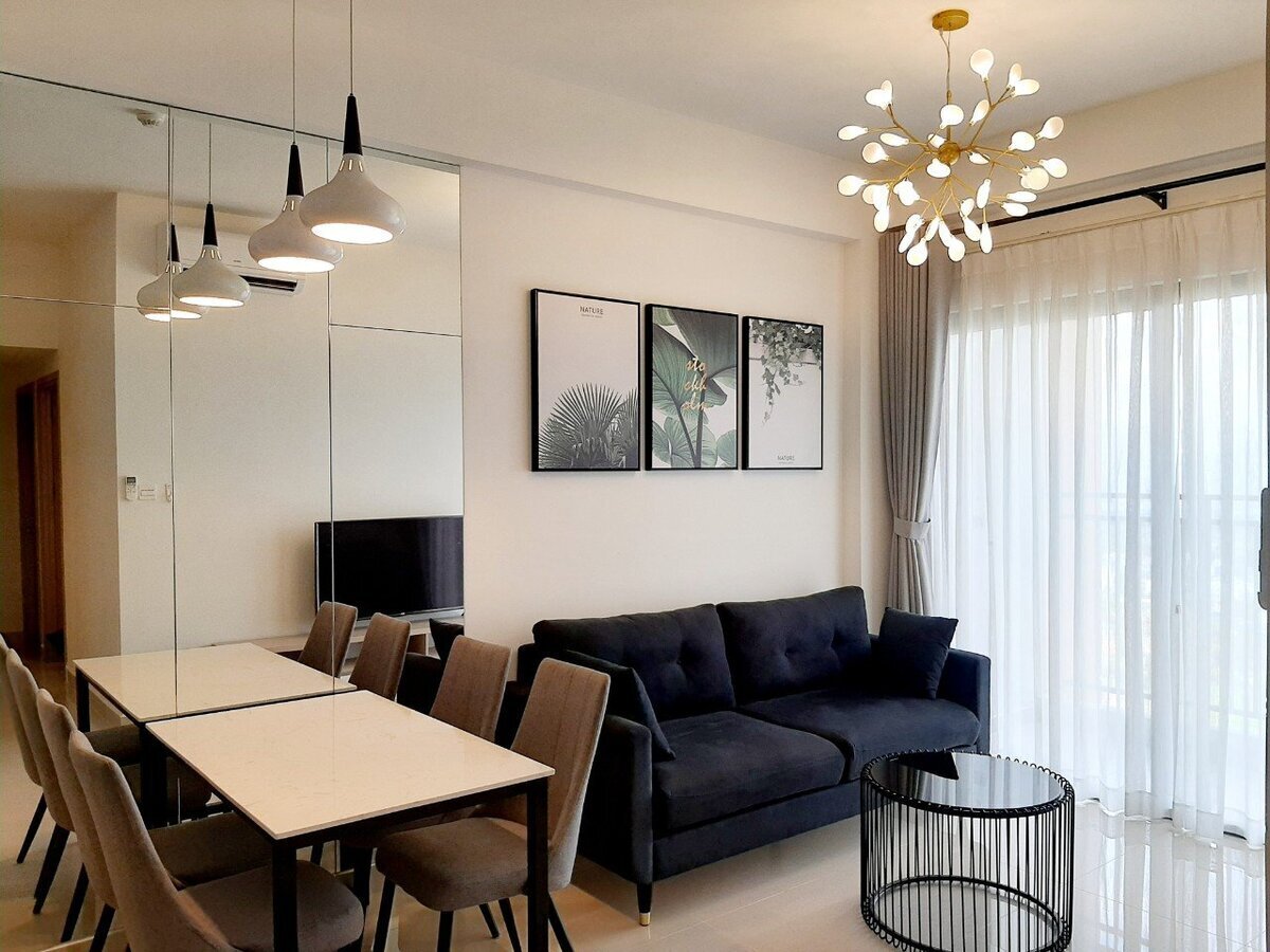Cho thuê nhanh căn hộ 2PN Full nội thất đẹp The Sun Avenue Quận 2