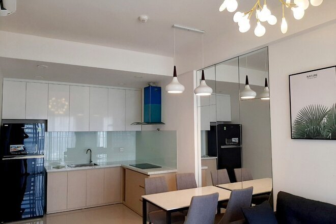 Cho thuê nhanh căn hộ 2PN Full nội thất đẹp The Sun Avenue Quận 2