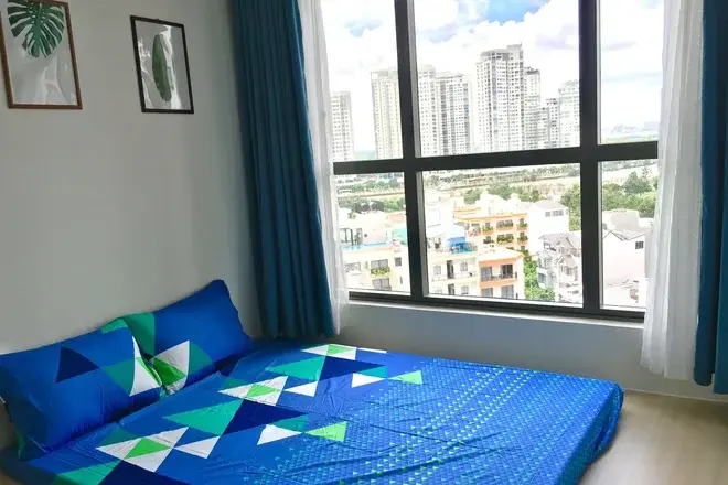 Căn hộ 2pn cho thuê full nội thất giá ưu đãi chỉ 15,5 triệu view thoáng The Sun Avenue