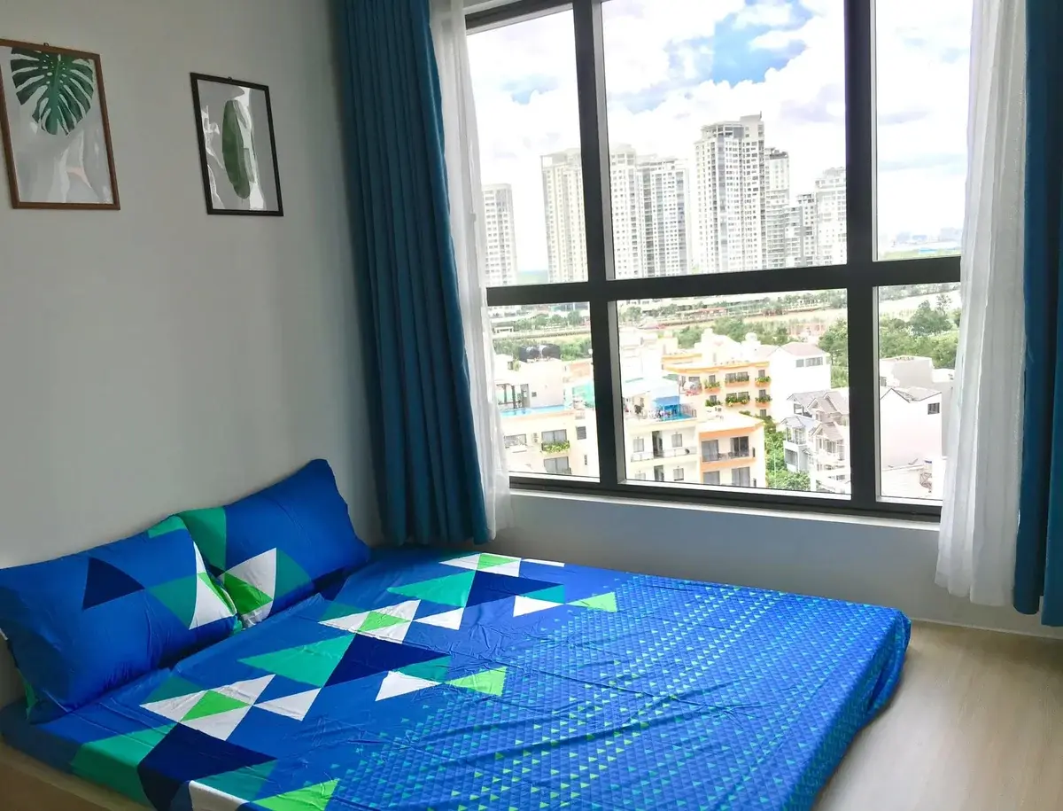 Căn hộ 2pn cho thuê full nội thất giá ưu đãi chỉ 15,5 triệu view thoáng The Sun Avenue