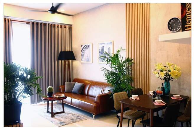 Cho thuê căn 3pn The Sun Avenue giá 20 triệu nội thất mới nhà đẹp