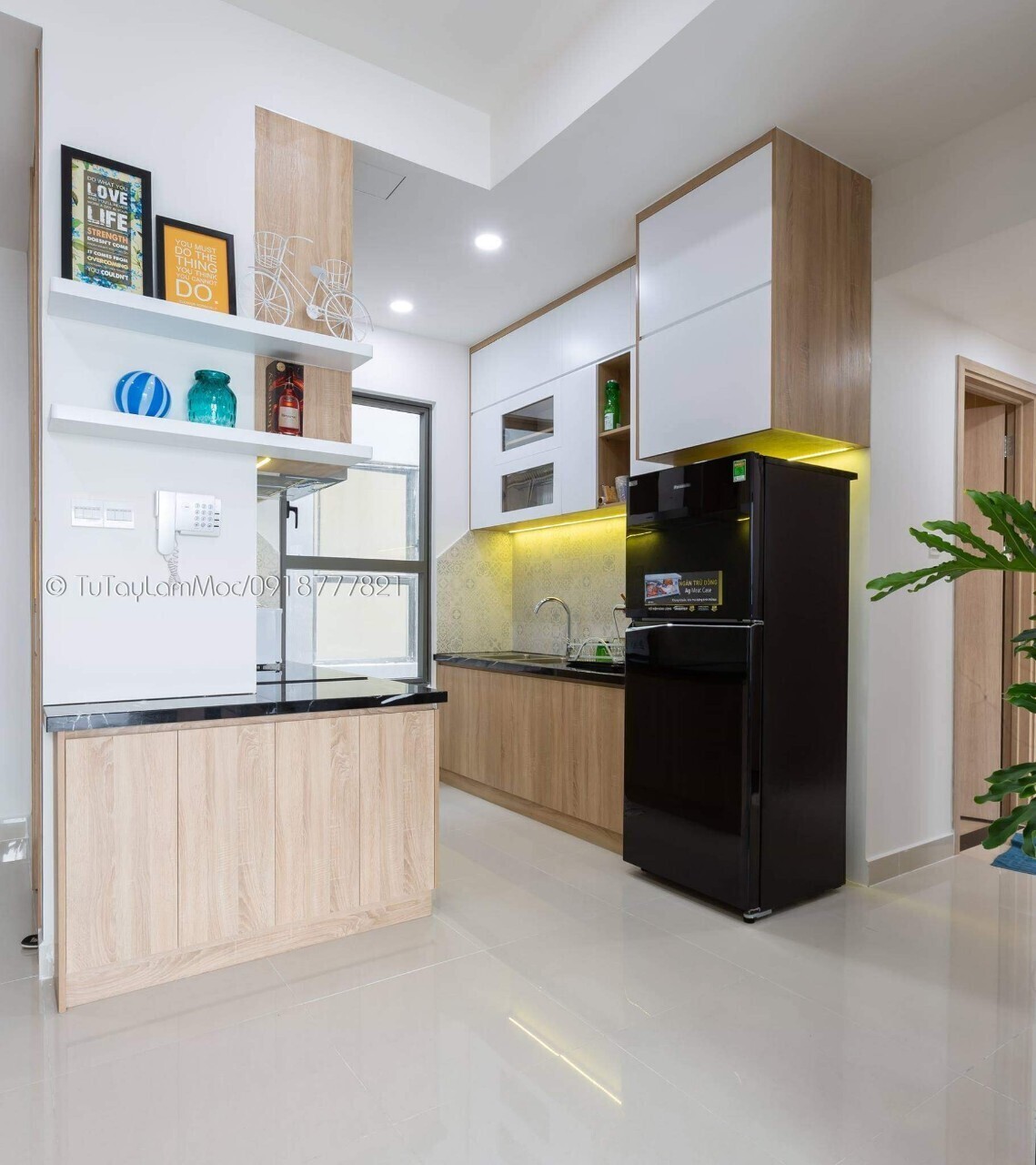 Cho thuê căn 3pn The Sun Avenue giá 20 triệu nội thất mới nhà đẹp