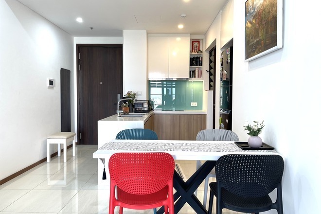 Cho thuê căn hộ 1PN Full nội thất đẹp view sông Sài Gòn Dự án One Verandah