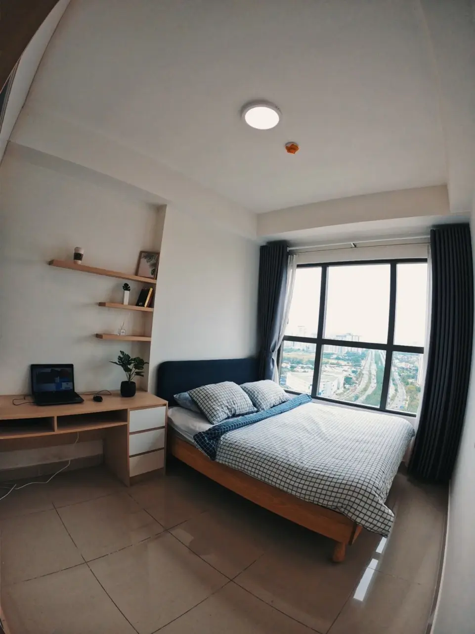 Căn hộ cho thuê 1pn giá 13 triệu đầy đủ nội thất 51m2 The Sun Avenue