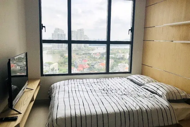 Cho thuê căn hộ The Sun Avenue giá 15 triệu thiết kế 1 phòng ngủ 51m2