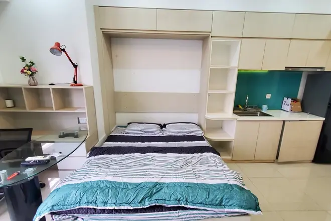 Cho thuê căn 1 phòng ngủ 10 triệu diện tích 31m2 nội thất full đồ