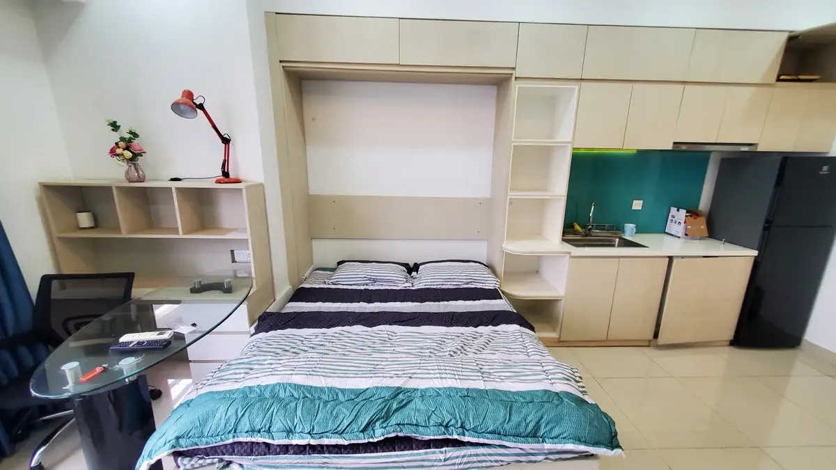 Cho thuê căn 1 phòng ngủ 10 triệu diện tích 31m2 nội thất full đồ