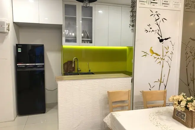 Căn hộ 2pn The Sun Avenue cho thuê full nội thất 16 triệu view tầng cao mát mẻ