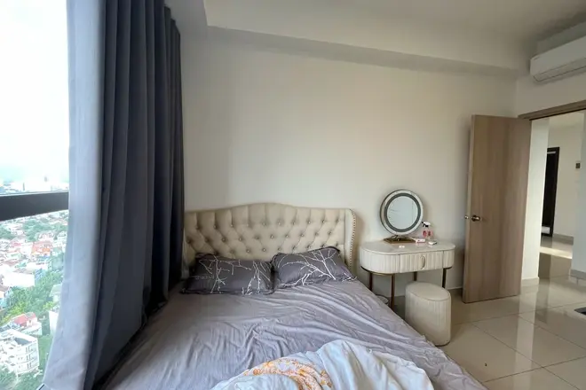 Cho thuê 1pn The Sun Avenue giá 15 triệu nội thất đẹp tone sáng sang trọng