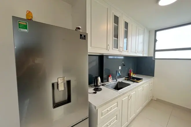 Cho thuê 1pn The Sun Avenue giá 15 triệu nội thất đẹp tone sáng sang trọng