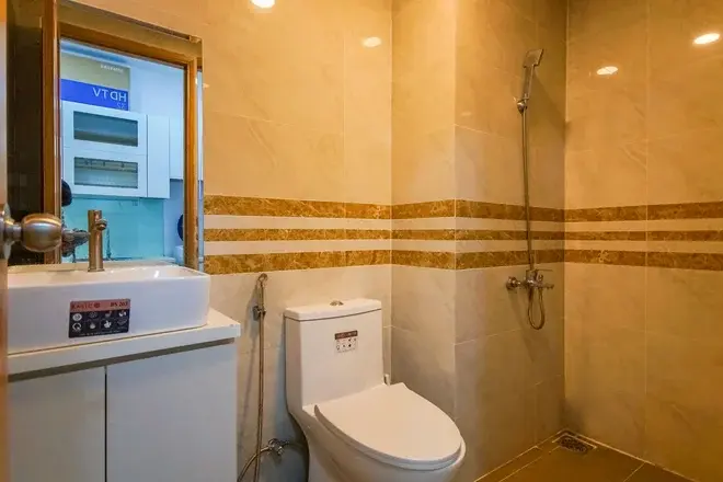 The Sun Avenue cho thuê studio 35m2 đầy đủ nội thất giá 9,5 triệu lót sàn gỗ sạch