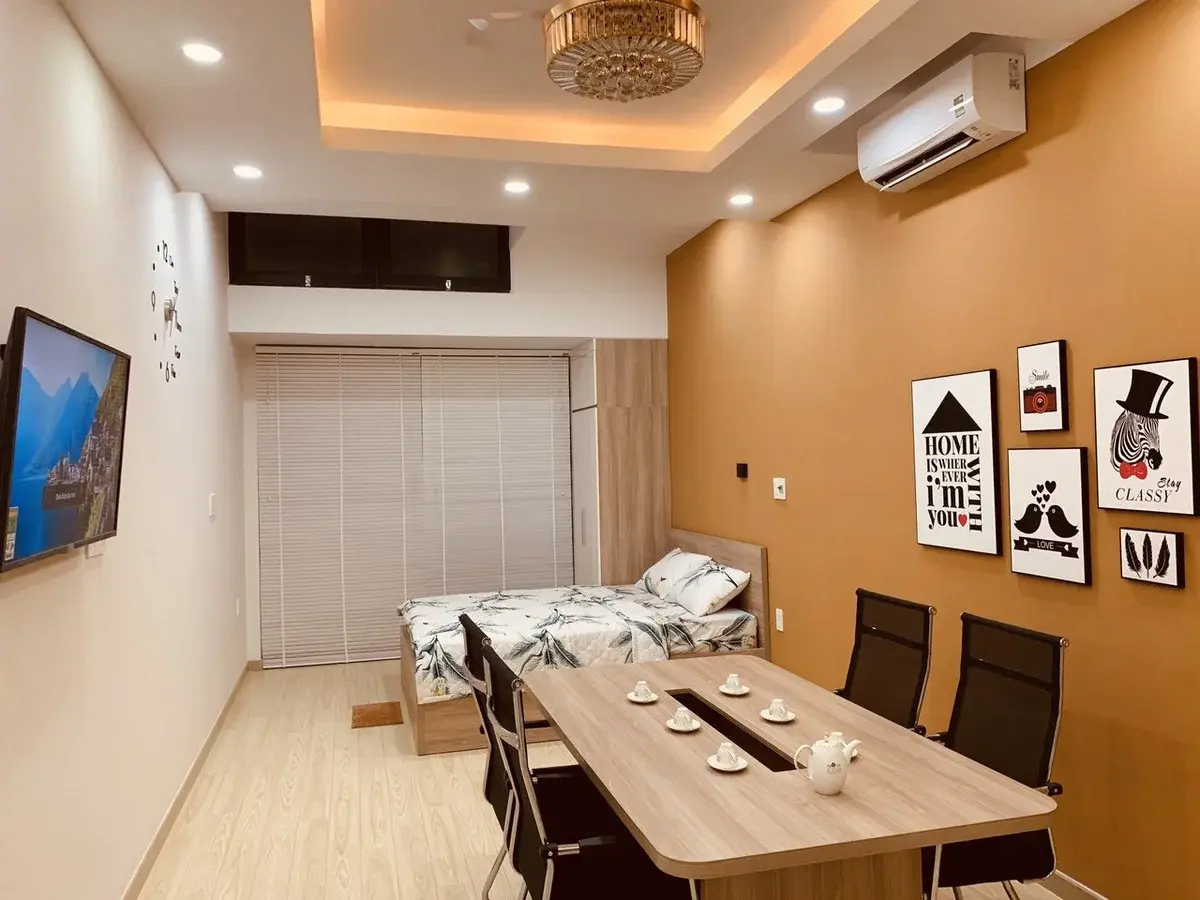 Cho thuê studio full nội thất 35m2 giá thuê 11 triệu/ tháng tháp trung tâm