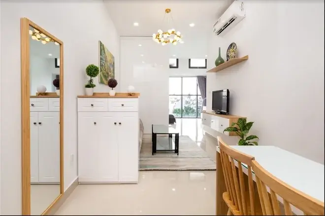 Bán studio full nội thất 2,4 tỷ 43m2 nhà thiết kế trẻ trung đẹp mắt