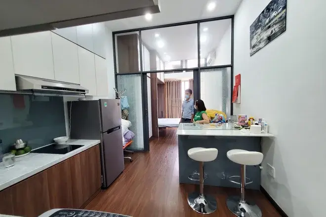 Cho thuê studio full nội thất 33m2 giá thuê 10 triệu nhà thiết kế sạch đẹp
