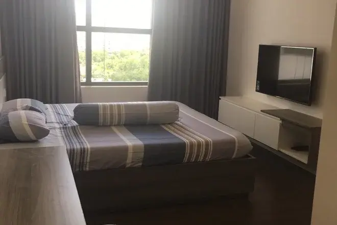 Căn hộ 2 phòng ngủ full nội thất cho thuê giá TỐT 14,5 triệu/ tháng The Sun Avenue