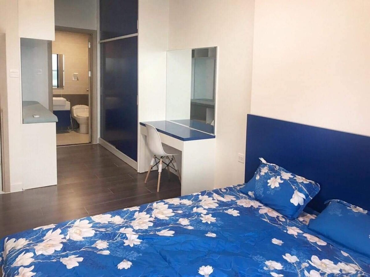 Căn hộ 2pn cho thuê full nội thất giá 16,5 triệu view thoáng The Sun Avenue