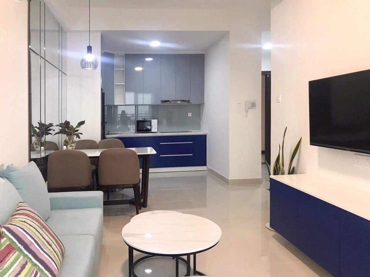 Căn hộ 2pn cho thuê full nội thất giá 16,5 triệu view thoáng The Sun Avenue