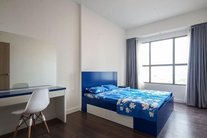 Căn hộ 2pn cho thuê full nội thất giá 16,5 triệu view thoáng The Sun Avenue