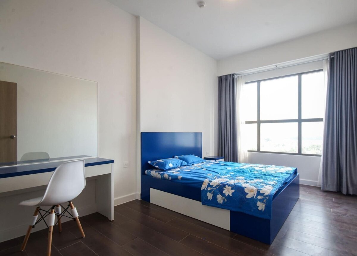 Căn hộ 2pn cho thuê full nội thất giá 16,5 triệu view thoáng The Sun Avenue