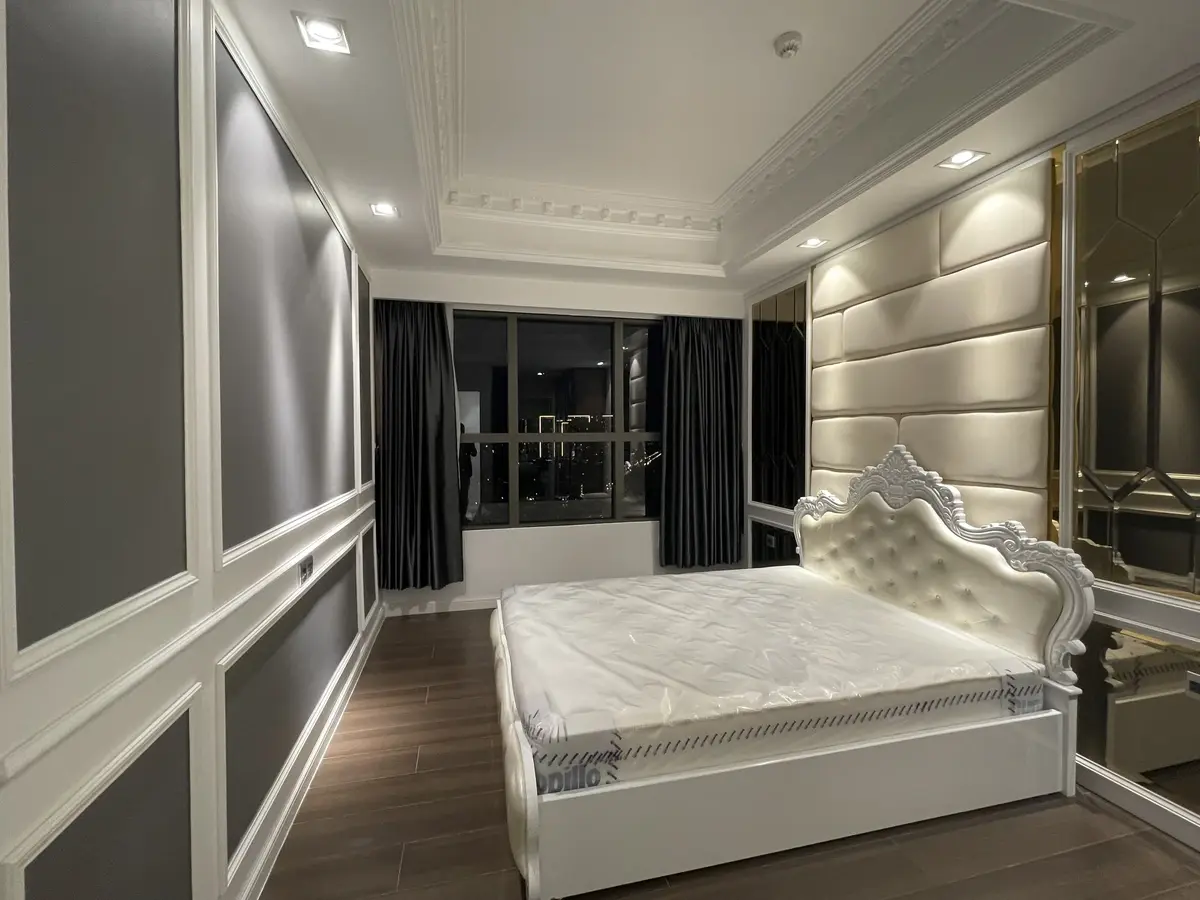 Căn hộ 2 phòng ngủ nội thất cao cấp nhà mới đẹp giá 17 triệu tone màu sang trọng