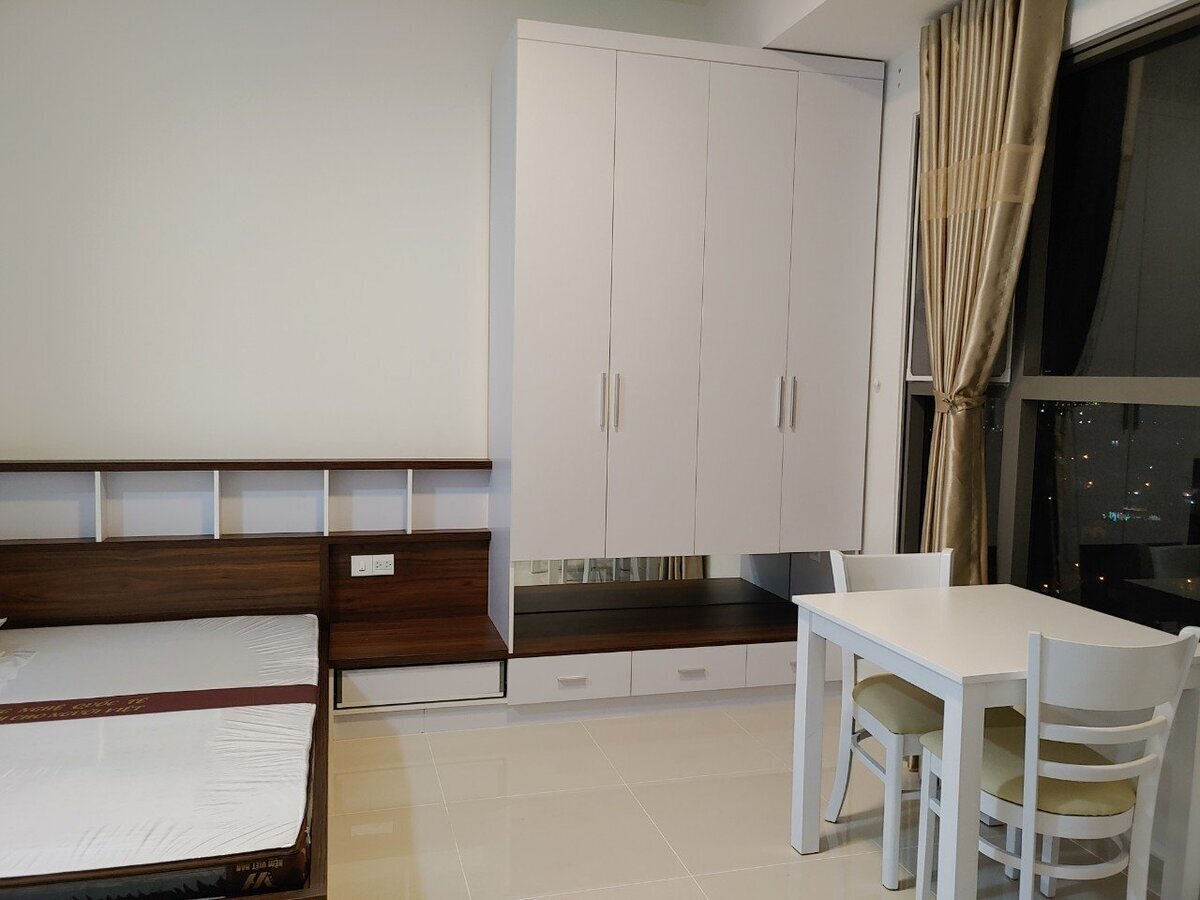 Cho thuê studio 31m2 nhà đẹp 10.5 triệu nội thất đầy đủ The Sun Avenue