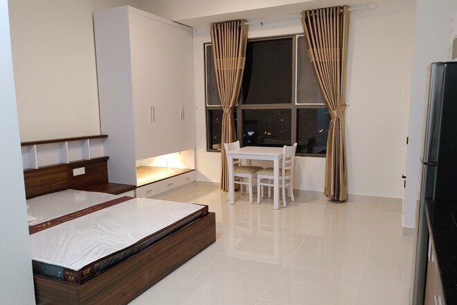 Cho thuê studio 31m2 nhà đẹp 10.5 triệu nội thất đầy đủ The Sun Avenue