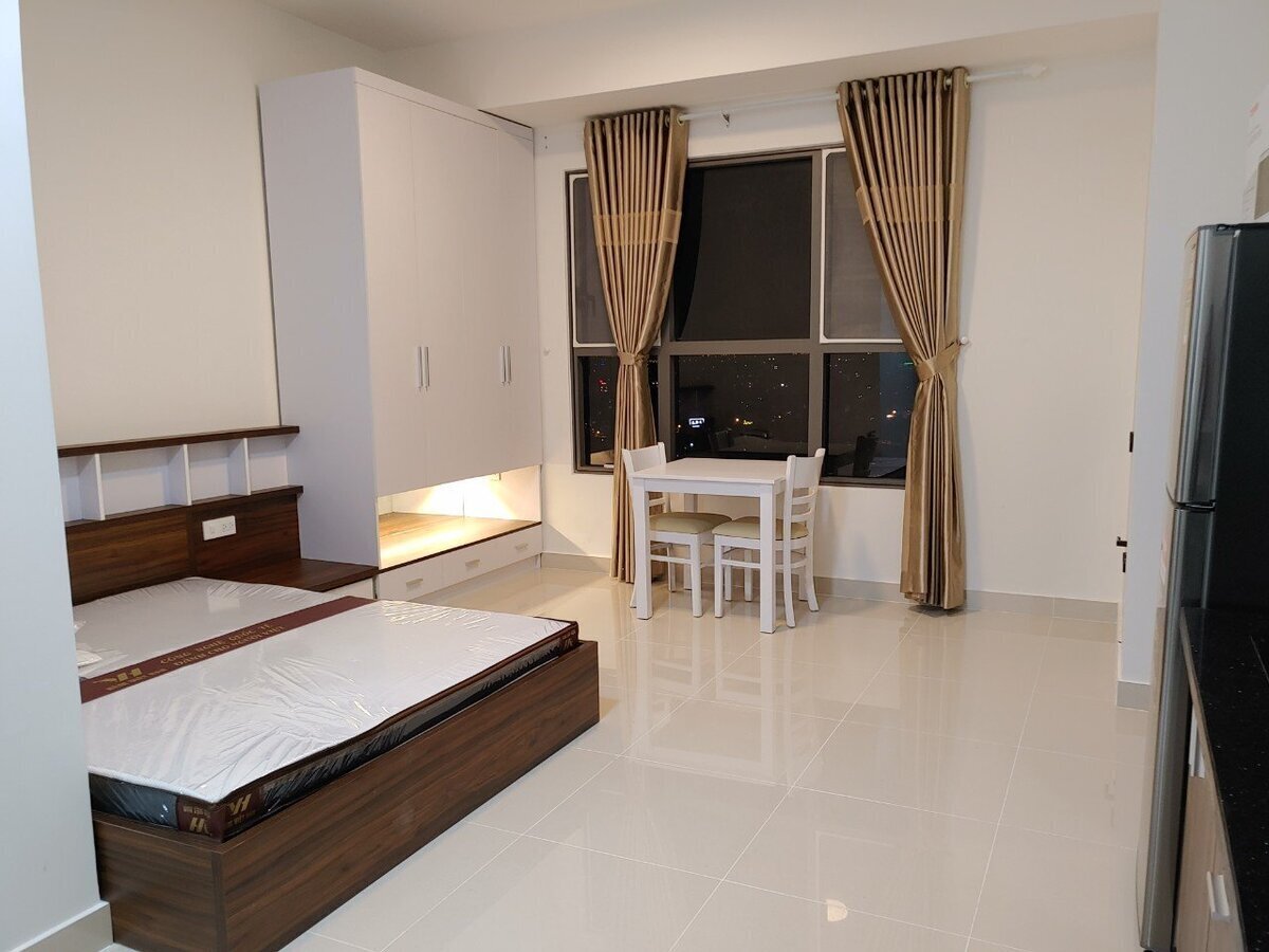 Cho thuê studio 31m2 nhà đẹp 10.5 triệu nội thất đầy đủ The Sun Avenue