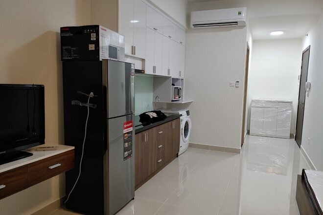 Cho thuê studio 31m2 nhà đẹp 10.5 triệu nội thất đầy đủ The Sun Avenue