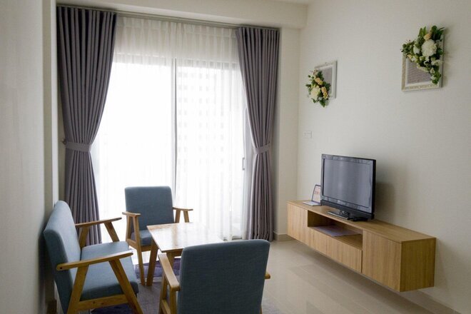 Cho thuê căn hộ 2pn 1wc The Sun Avenue full nội thất 56m2