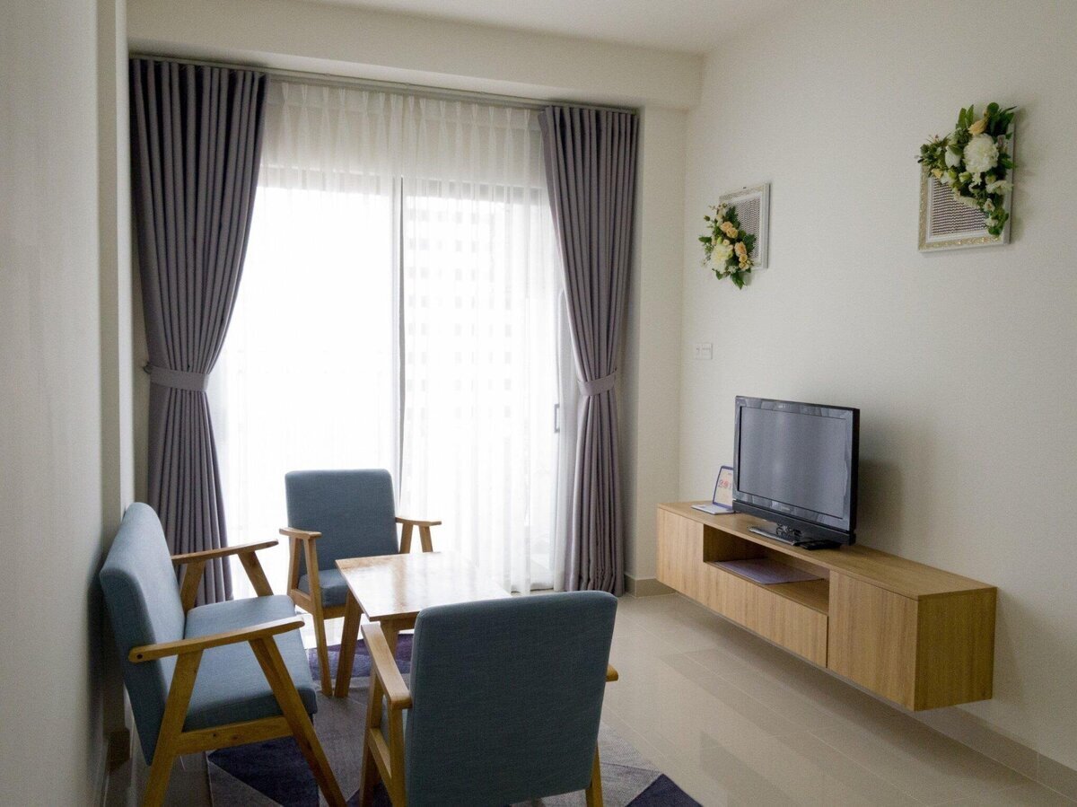 Cho thuê căn hộ 2pn 1wc The Sun Avenue full nội thất 56m2