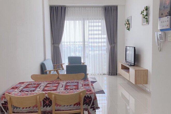 Cho thuê căn hộ 2pn 1wc The Sun Avenue full nội thất 56m2