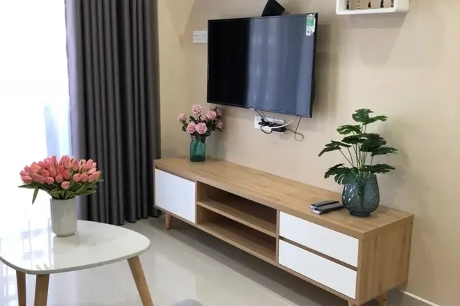 The Sun Avenue cho thuê 1pn+1 giá 13 triệu nội thất full đồ