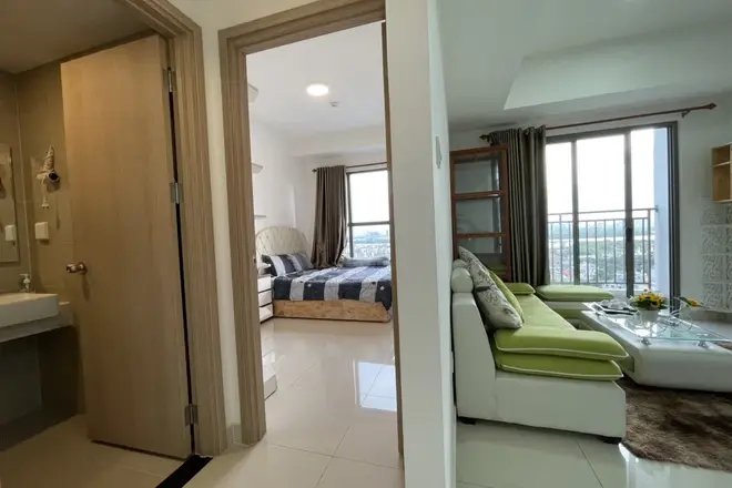 Cho thuê The Sun Avenue 1pn full nội thất giá 13 triệu view nhìn trực diện sông