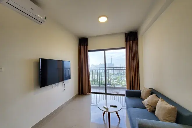 Căn hộ The Sun Avenue 2pn nhà đẹp giá thuê 17 triệu/tháng View Landmark 81