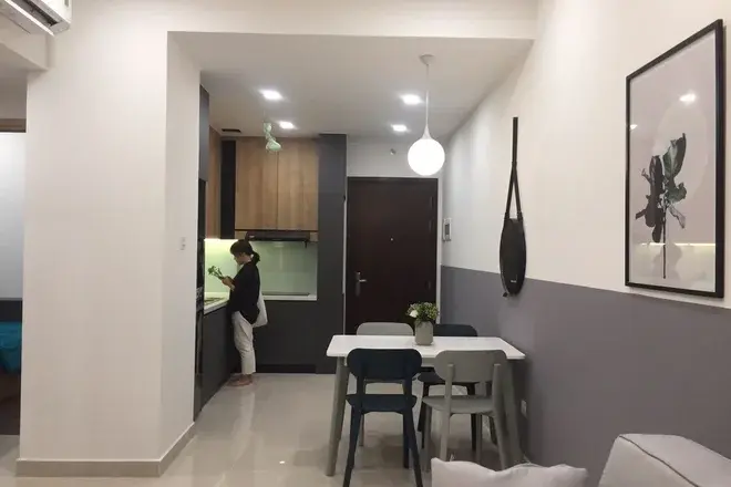 The Sun Avenue cho thuê căn 2pn 1wc diện tích 56m2 nội thất full đầy đủ view sông