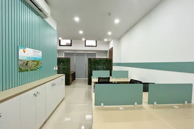 Văn phòng cho thuê full bàn ghế nhà đẹp mới giá tốt 12 triệu bao phí - 46m2