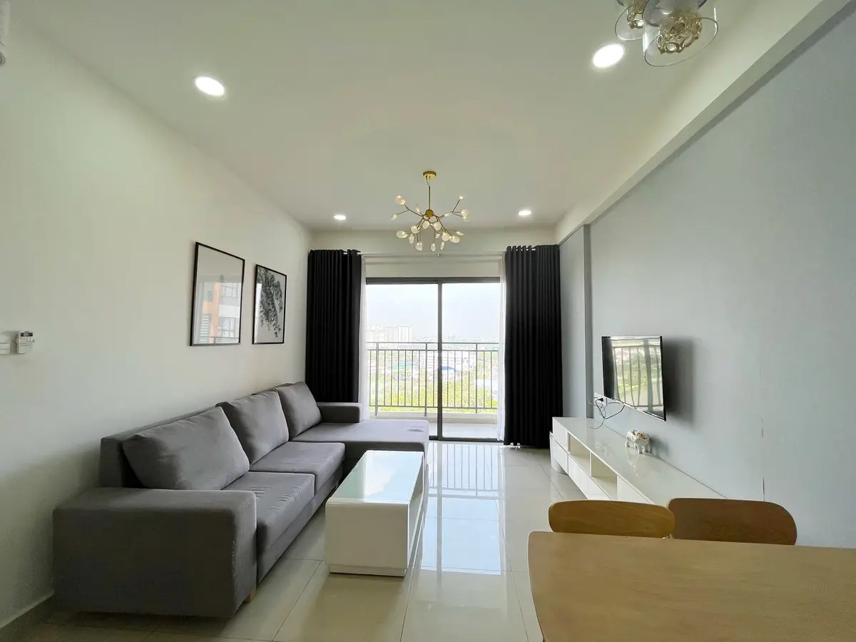 cho thuê full nội thất căn 3 phòng ngủ The Sun Avenue giá 19 triệu căn góc