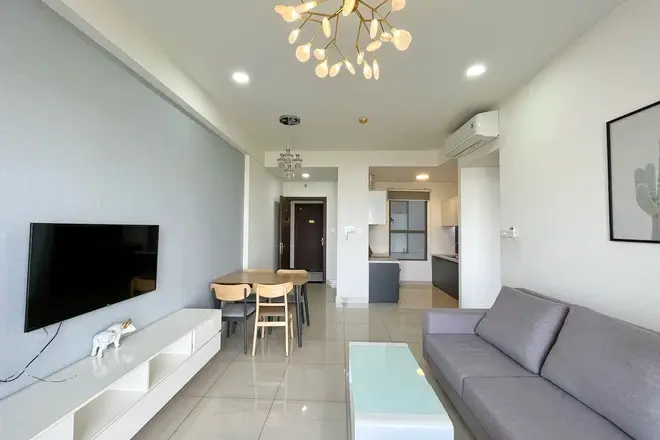 cho thuê full nội thất căn 3 phòng ngủ The Sun Avenue giá 19 triệu căn góc