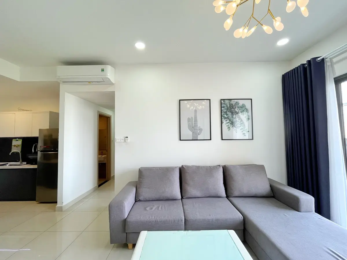 cho thuê full nội thất căn 3 phòng ngủ The Sun Avenue giá 19 triệu căn góc