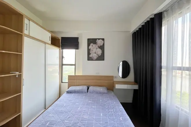 cho thuê full nội thất căn 3 phòng ngủ The Sun Avenue giá 19 triệu căn góc